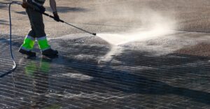 Driveway pressure cleaning in Melton, VIC